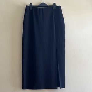 H&M Black Midi Skirt